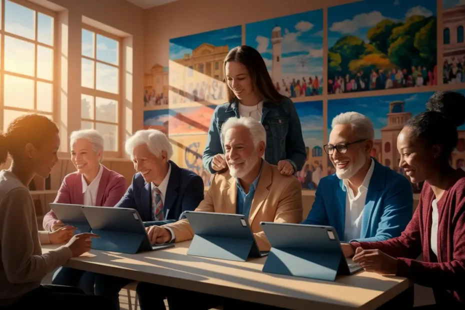 Get a Free Government Tablet in California – Apply Now 24 California residents receiving free government tablets at a digital assistance center.