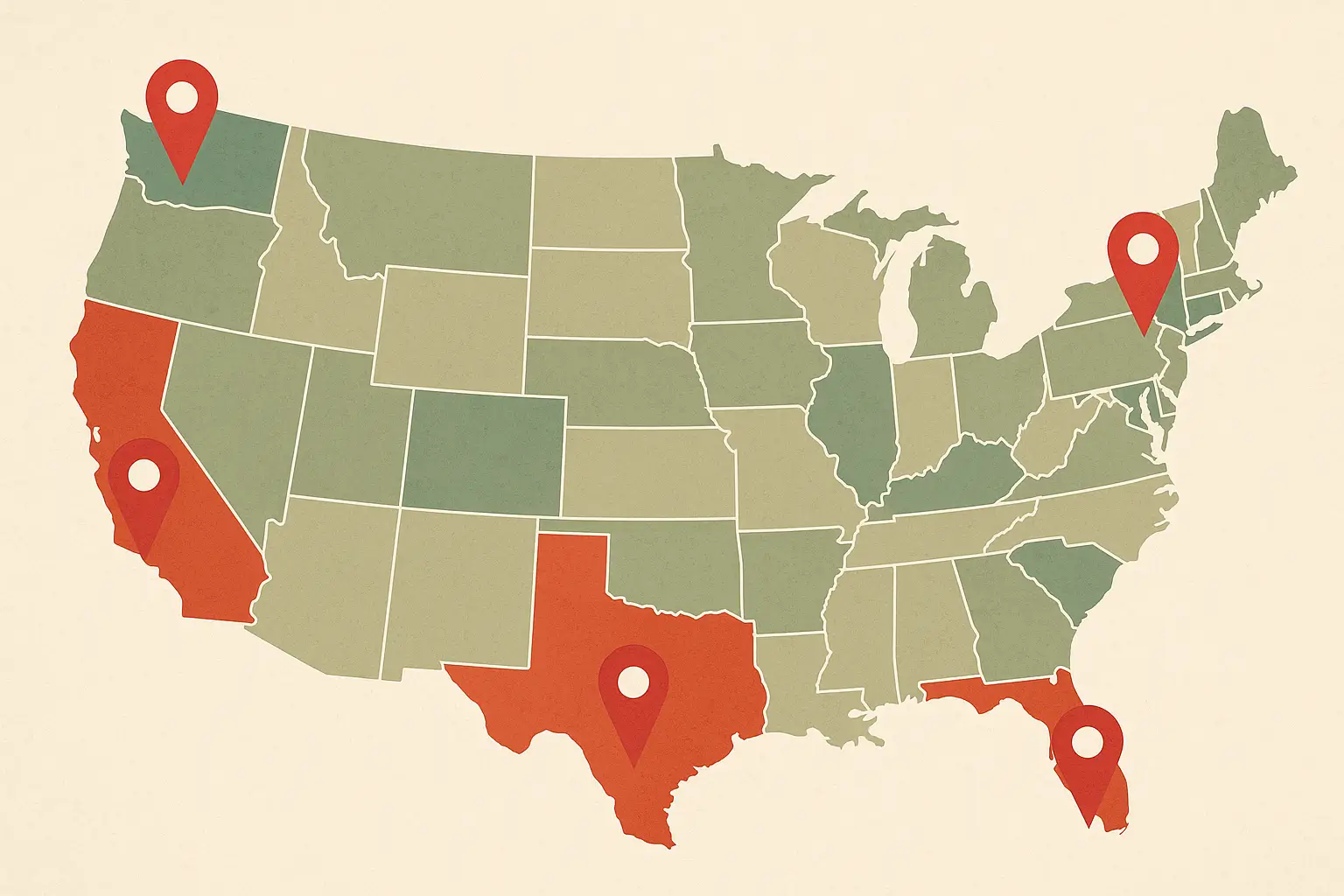 Map showing free tablet availability
